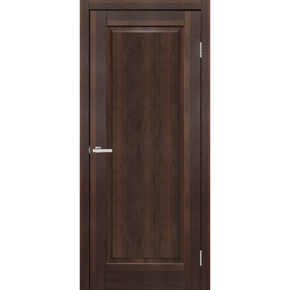 Дверне полотно ПВХ ТМ DOORS N 01 B глухе (дуб бордо) 80