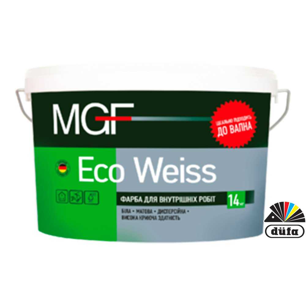 Фарба MGF "Ecoweiss M1" 7кг супербіла для стін