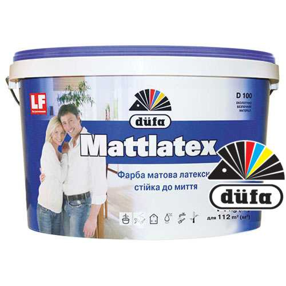 Фарба D-100 3,5 кг Mattlatex DUFA
