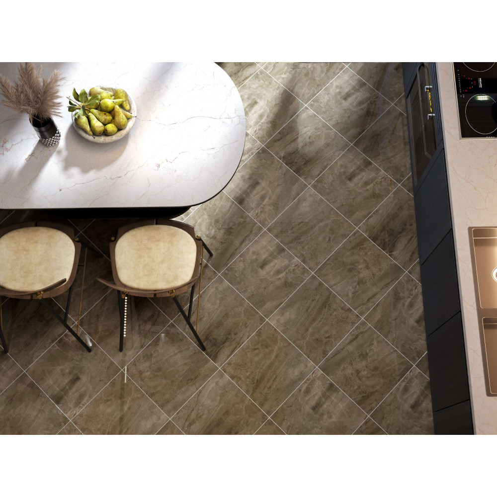Плитка Golden Tile FELICITA коричневий 400х400 FL7870