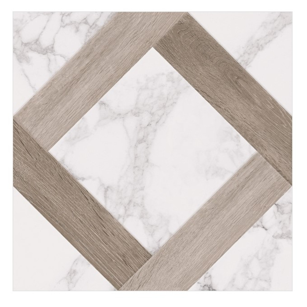 Плитка Golden Tile Marmo Wood Grate білий 400 х400 4V0880