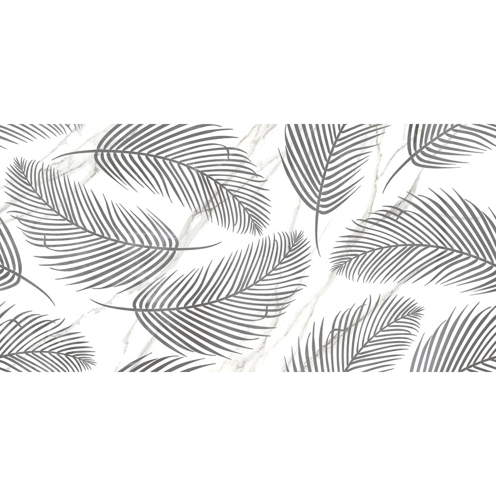 Плитка керамічна "NERO E BIANCO" Leaf (біл) 300 *600 (NBO151)