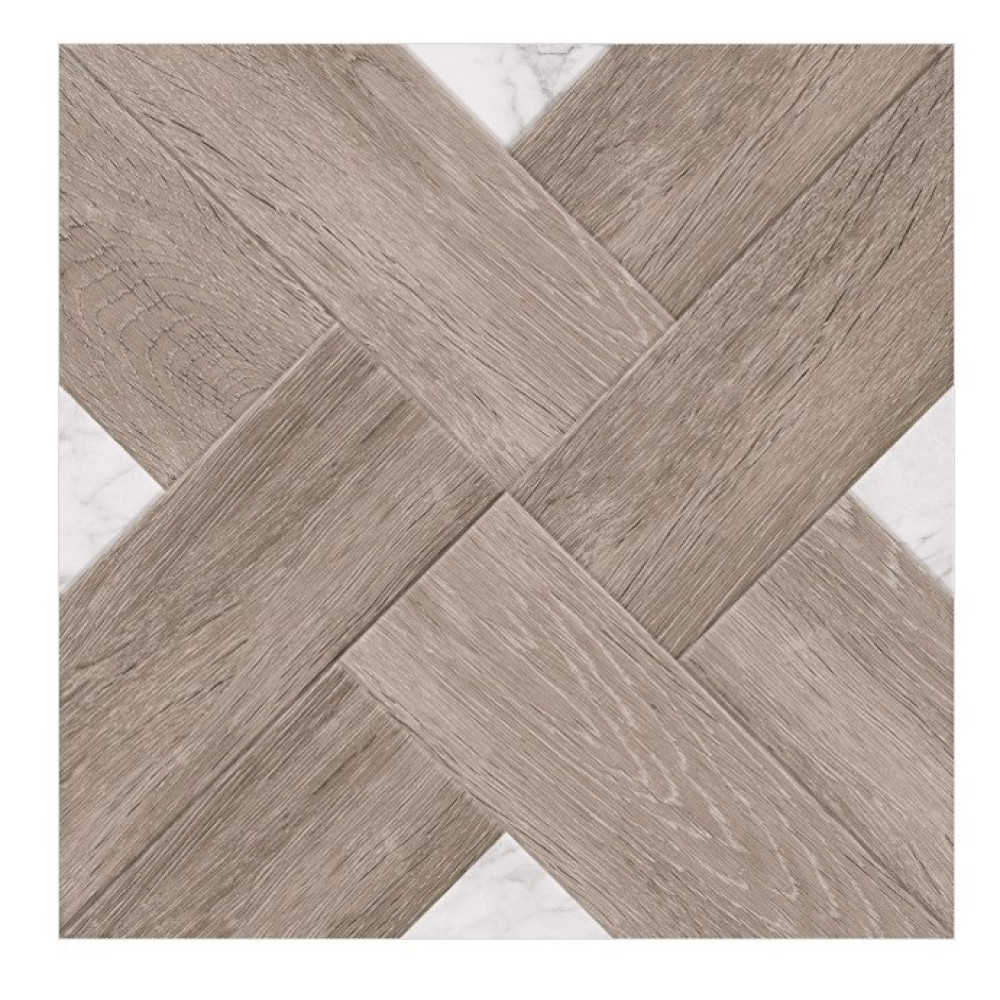 Плитка Golden Tile Marmo Wood Cross темно-бежевий 400 х400 4VH870